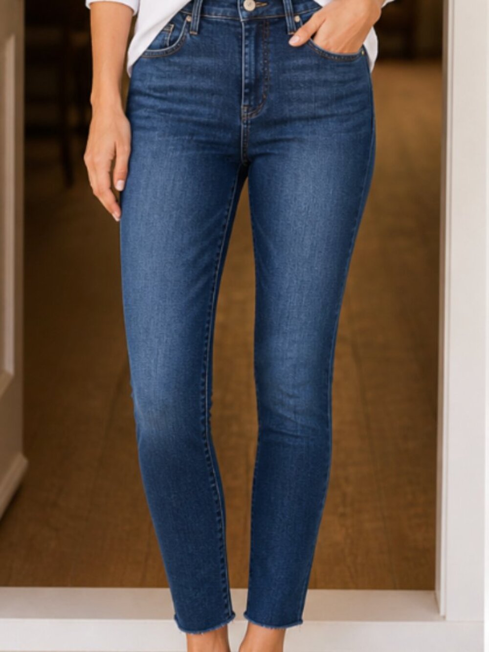 Frank & Eileen Sliglo Denim Skinny Jeans‎ Medium Denim 25